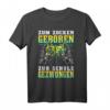 Zum Zocken Geboren Zur Schule Gezwungen Gaming T-Shirt für Gamer mit Roboterhänden und Controller - Lustiges Gaming Shirt für Fans