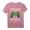 Zum Zocken Geboren Zur Schule Gezwungen Gaming T-Shirt für Gamer mit Roboterhänden und Controller - Lustiges Gaming Shirt für Fans