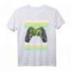 Zum Zocken Geboren Zur Schule Gezwungen Gaming T-Shirt für Gamer mit Roboterhänden und Controller - Lustiges Gaming Shirt für Fans