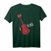 Ukulele I Love Uke I Heart Ukulele Herzform T-Shirt – Perfektes Geschenk für Ukulele Liebhaber und Musiker