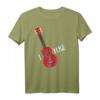 Ukulele I Love Uke I Heart Ukulele Herzform T-Shirt – Perfektes Geschenk für Ukulele Liebhaber und Musiker
