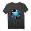 Süßes Orca Killerwal Orca Zwillinge T-Shirt – Polynesisches Wellendesign für Herren, Damen & Kinder, Tier- und Meeresliebhaber