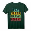 Eat Sleep Brawl Repeat Gamer & Zocker T-Shirt – Perfektes Geschenk für Videospiel-Fans, LAN-Party & Geburtstage
