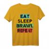 Eat Sleep Brawl Repeat Gamer & Zocker T-Shirt – Perfektes Geschenk für Videospiel-Fans, LAN-Party & Geburtstage
