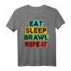 Eat Sleep Brawl Repeat Gamer & Zocker T-Shirt – Perfektes Geschenk für Videospiel-Fans, LAN-Party & Geburtstage