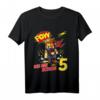 Kinder 5. Geburtstag Jungen Ich bin schon 5 Jahre Cartoon Ninja T-Shirt - Lustiges Geschenk für kleine Ninjas, Kampfsportfans & Kindergartenoutfit