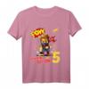 Kinder 5. Geburtstag Jungen Ich bin schon 5 Jahre Cartoon Ninja T-Shirt - Lustiges Geschenk für kleine Ninjas, Kampfsportfans & Kindergartenoutfit