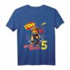 Kinder 5. Geburtstag Jungen Ich bin schon 5 Jahre Cartoon Ninja T-Shirt - Lustiges Geschenk für kleine Ninjas, Kampfsportfans & Kindergartenoutfit