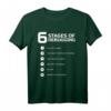 6 Stages of Debugging T-Shirt – Humorous Programmer Gift for Developers, Engineers & Tech Enthusiasts