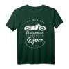 Herren Motorrad Motiv Cooler Biker Opa T-Shirt – Perfekt für Motorradausflüge, Motorsport Events & Vatertag als Geschenkidee