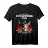 Feuerwehr Opa T-Shirt - Lustiges Feuerwehrmann Großvater Geschenk mit coolem Spruch für Einsatz & Freizeit