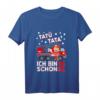 Kinder Ich bin 2 Feuerwehrmann Tatü Tata T-Shirt - Lustiges Feuerwehr Design für Zweijährige Jungen und Mädchen