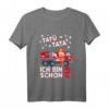 Kinder Ich bin 2 Feuerwehrmann Tatü Tata T-Shirt - Lustiges Feuerwehr Design für Zweijährige Jungen und Mädchen