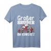 Kinder Großer Bruder Im Einsatz Feuerwehr T-Shirt - Lustiges Geschenk zur Babyankündigung für den großen Bruder
