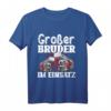Kinder Großer Bruder Im Einsatz Feuerwehr T-Shirt - Lustiges Geschenk zur Babyankündigung für den großen Bruder