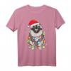 Finnisches Lapphund Weihnachtsmutter-Vati-Hundegeschenk T-Shirt – Niedliches Hundedesign für Hundeliebhaber zu Weihnachten