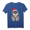 Finnisches Lapphund Weihnachtsmutter-Vati-Hundegeschenk T-Shirt – Niedliches Hundedesign für Hundeliebhaber zu Weihnachten