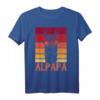 Alpapa Alpaka Lama Fan T-Shirt für Vater – Lustiges Tierdesign für Natur- und Tierliebhaber zum Vatertag & Weihnachten