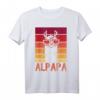 Alpapa Alpaka Lama Fan T-Shirt für Vater – Lustiges Tierdesign für Natur- und Tierliebhaber zum Vatertag & Weihnachten