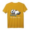 Panda The Struggle Is Real Weightlifting T-Shirt – Lustiges Fitness Gym Shirt für Kraftsport, Trainer & Powerlifting, Perfekt als Geschenk für Männer, Teenager & Zoo Liebhaber