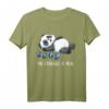 Panda The Struggle Is Real Weightlifting T-Shirt – Lustiges Fitness Gym Shirt für Kraftsport, Trainer & Powerlifting, Perfekt als Geschenk für Männer, Teenager & Zoo Liebhaber