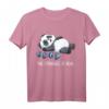Panda The Struggle Is Real Weightlifting T-Shirt – Lustiges Fitness Gym Shirt für Kraftsport, Trainer & Powerlifting, Perfekt als Geschenk für Männer, Teenager & Zoo Liebhaber