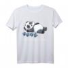 Panda The Struggle Is Real Weightlifting T-Shirt – Lustiges Fitness Gym Shirt für Kraftsport, Trainer & Powerlifting, Perfekt als Geschenk für Männer, Teenager & Zoo Liebhaber