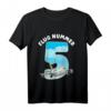 Kinder Flugzeug Pilot T-Shirt mit Flugnummer 5 - Perfektes Geschenk zum 5. Geburtstag für kleine Flugzeugfans
