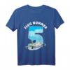 Kinder Flugzeug Pilot T-Shirt mit Flugnummer 5 - Perfektes Geschenk zum 5. Geburtstag für kleine Flugzeugfans