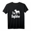 The Dogfather Französische Bulldogge T-Shirt - Lustiges Hundegeschenk für Hundebesitzer, Züchter & Hundeliebhaber zu Weihnachten, Geburtstag & Vatertag