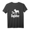 The Dogfather Französische Bulldogge T-Shirt - Lustiges Hundegeschenk für Hundebesitzer, Züchter & Hundeliebhaber zu Weihnachten, Geburtstag & Vatertag