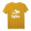 The Dogfather Französische Bulldogge T-Shirt - Lustiges Hundegeschenk für Hundebesitzer, Züchter & Hundeliebhaber zu Weihnachten, Geburtstag & Vatertag