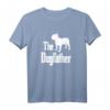 The Dogfather Französische Bulldogge T-Shirt - Lustiges Hundegeschenk für Hundebesitzer, Züchter & Hundeliebhaber zu Weihnachten, Geburtstag & Vatertag