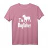 The Dogfather Französische Bulldogge T-Shirt - Lustiges Hundegeschenk für Hundebesitzer, Züchter & Hundeliebhaber zu Weihnachten, Geburtstag & Vatertag