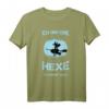 Ich bin eine Hexe ich darf das Zicken - Lustiges Kurzarm T-Shirt für Mädels und Frauen, ideales Geschenk zum Geburtstag, Muttertag & Weihnachten