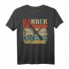 Vintager Vati-Friseur lustiges Vatertags-Geschenk T-Shirt - Humorvolles Barber Shirt für Väter, Großväter, Brüder & Onkel