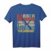 Vintager Vati-Friseur lustiges Vatertags-Geschenk T-Shirt - Humorvolles Barber Shirt für Väter, Großväter, Brüder & Onkel