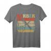 Vintager Vati-Friseur lustiges Vatertags-Geschenk T-Shirt - Humorvolles Barber Shirt für Väter, Großväter, Brüder & Onkel