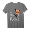 Fuchs Kostüm Kinder & Erwachsene - Lustiges Fuchs T-Shirt mit Spruch für Fasching, Halloween, Karneval, Weihnachten & Geburtstag