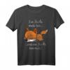 Lustiges Schlafshirt Pyjama Nachthemd mit Fuchs – Bequeme Schlafkleidung für Damen und Herren, ideales Geschenk für Langschläfer und Nachteulen