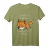 Lustiges Schlafshirt Pyjama Nachthemd mit Fuchs – Bequeme Schlafkleidung für Damen und Herren, ideales Geschenk für Langschläfer und Nachteulen