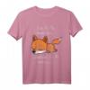 Lustiges Schlafshirt Pyjama Nachthemd mit Fuchs – Bequeme Schlafkleidung für Damen und Herren, ideales Geschenk für Langschläfer und Nachteulen