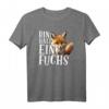 Bin halt ein Fuchs T-Shirt – Lustiges Tiermotiv für Fuchsliebhaber & clevere Tierfans als originelles Geschenk