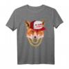 Oldschool Hip Hop Origami Fuchs Gangster Rapper Goldketten T-Shirt – Retro Streetwear für Hip Hop Fans der 80er & 90er Jahre als Geschenk