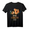 Große Schwester 2023 - Süßes Fuchs Geschwister T-Shirt für werdende große Schwester, perfekt als Geschenk