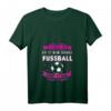 Damen Ich schreie nicht, das ist meine normale Fußball Mama Stimme T-Shirt mit V-Ausschnitt - Perfektes Geschenk für stolze Fußballmütter zu Weihnachten & Geburtstag