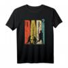 Dad hoch 2 Vater zweifacher Papa mit Sohn Fußball T-Shirt – Perfektes Geschenk für sportliche Väter, Trainer & Fußballfamilien