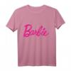 Offizielles Barbie Logo Damen T-Shirt in Rosa – Trendiges, hochwertiges Shirt mit schmaler Passform