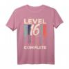 Gamer T-Shirt zum 16. Geburtstag – Level 16 Complete! Lustiges Retro Gaming Outfit für Jungen und Mädchen zum Geburtstag
