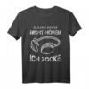 Kann Dich Nicht Hören Ich Zocke Headset Gamer T-Shirt – Perfektes Geschenk für Zocker, Gamer & Videospiel-Fans